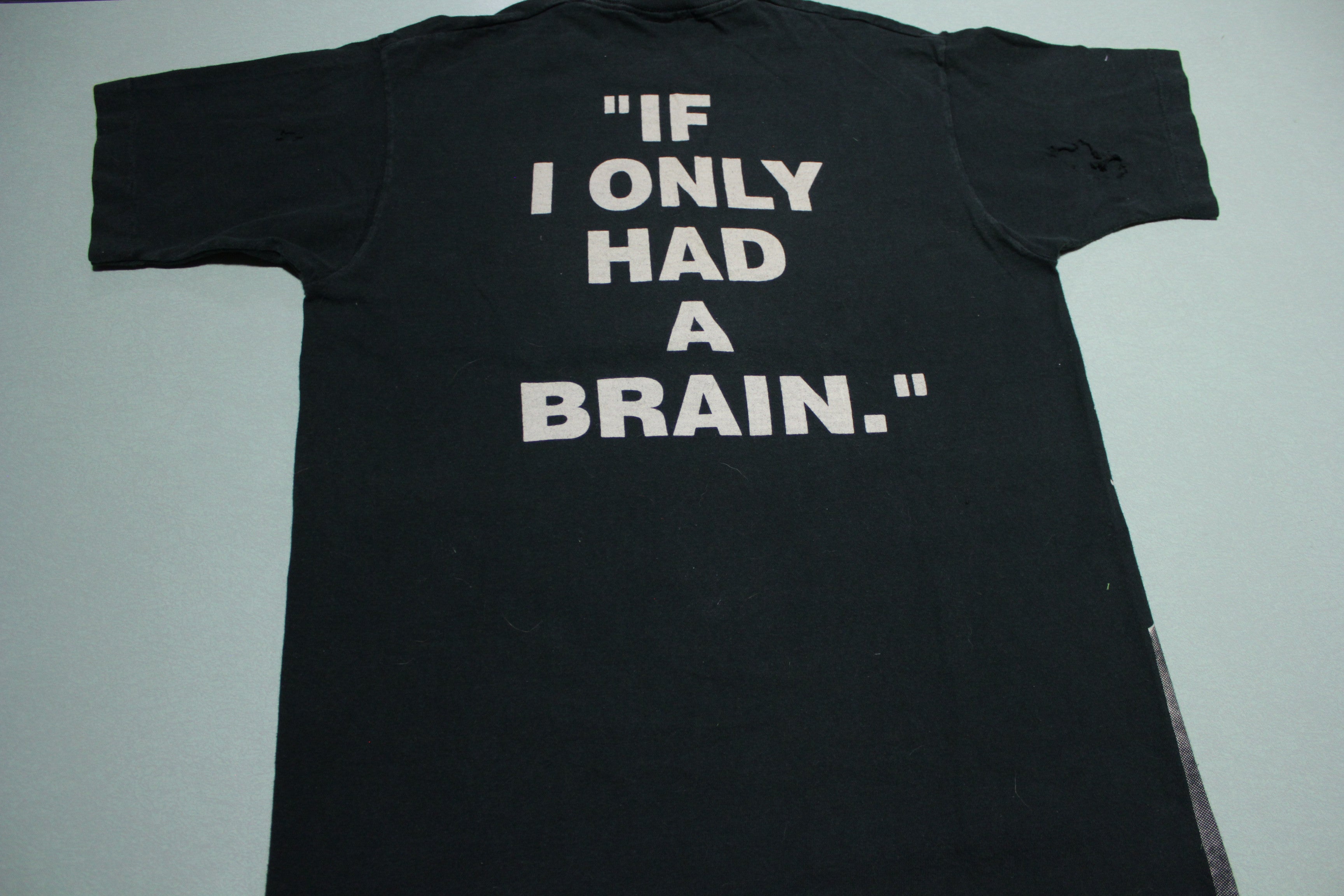 Wizard of Oz Stanley Desantis Vintage Licensed 1992 Only Had A Brain Single  Stitch T-Shirt