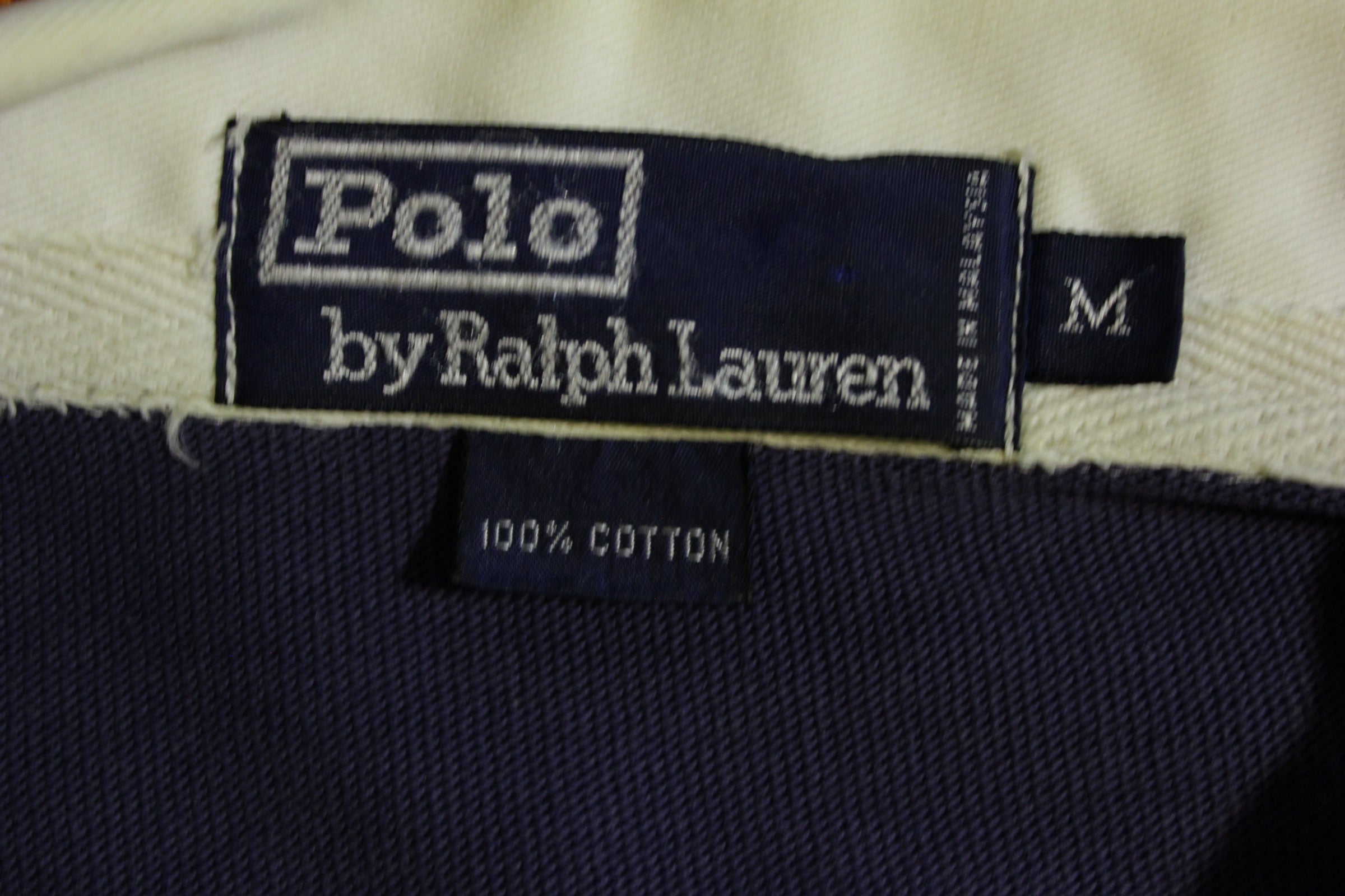 Ralph Lauren Pony Polo Vintage 90's Long Sleeve Color Block Striped Ru –  thefuzzyfelt