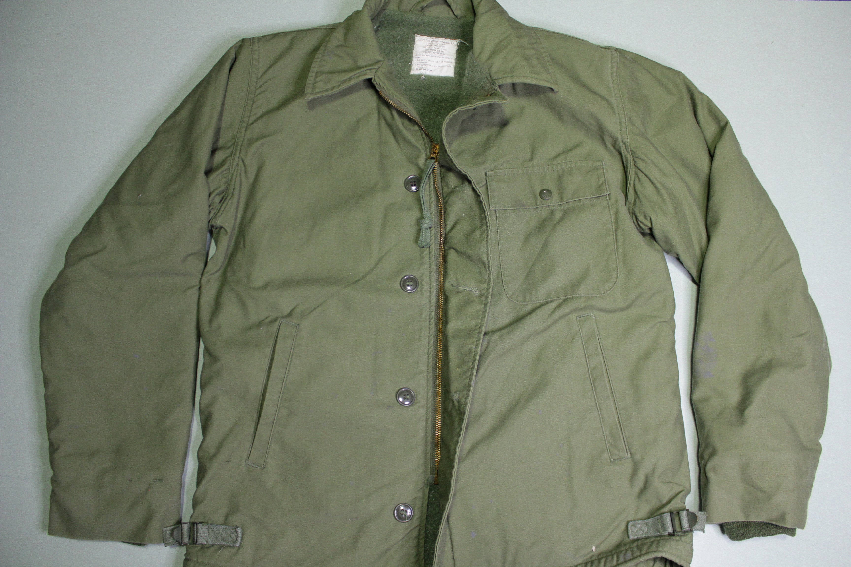 80s A2 JACKET COLD WEATHER PERMEABLE