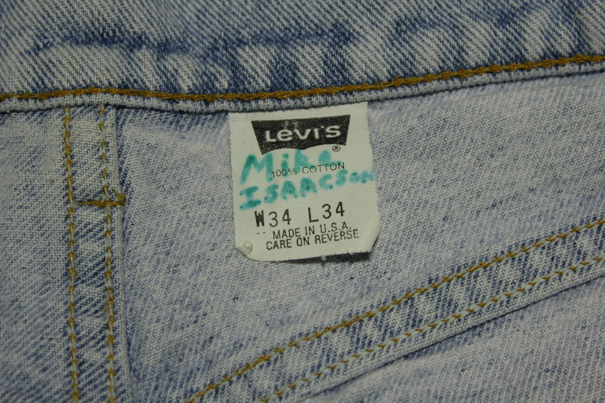 Levis 554 Baggy Fit Vintage Stone Wash Made in USA 90s Denim Jeans –  thefuzzyfelt