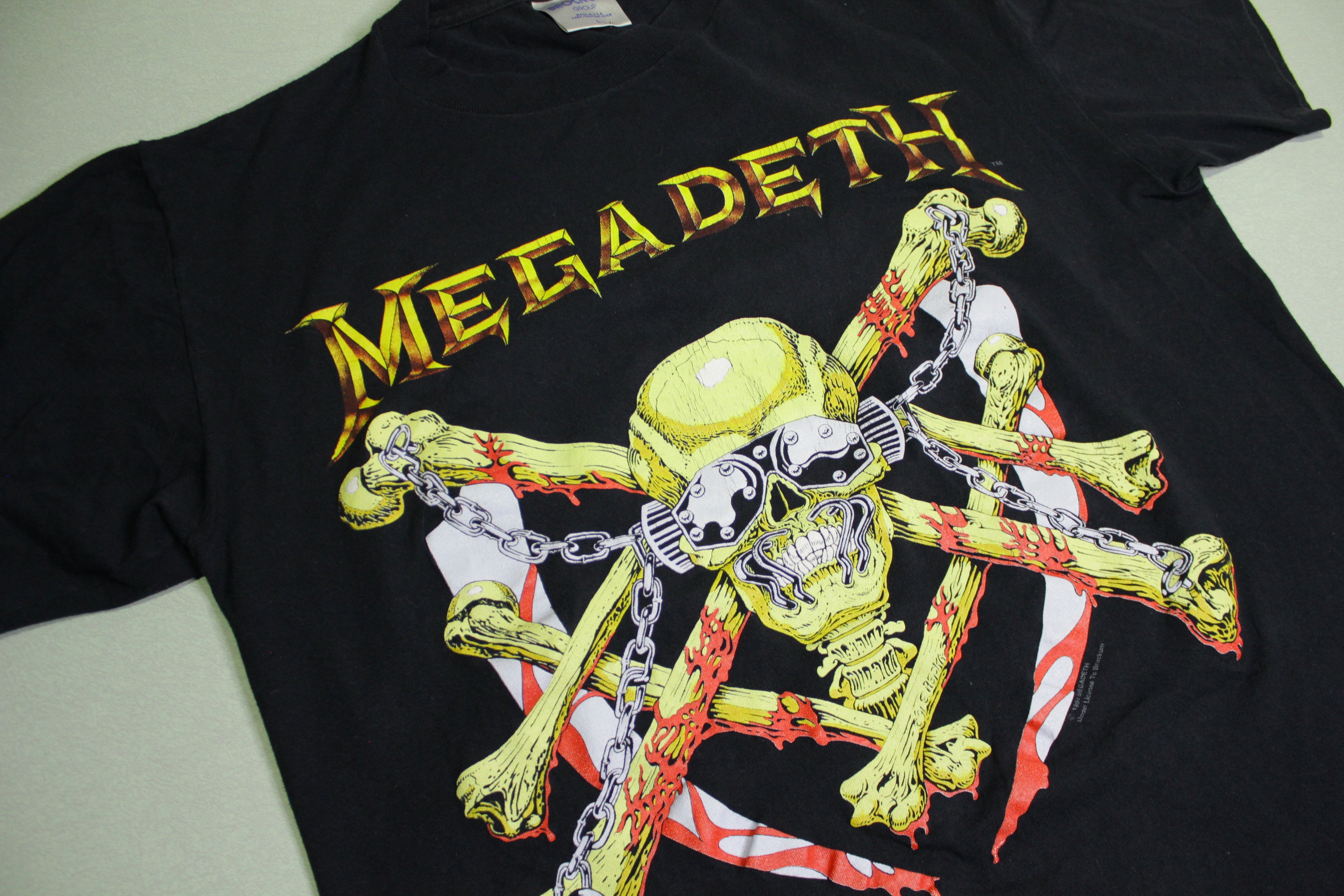 MEGADETH Tシャツ USA製 BROCKUM Vintage 90s solucionescad.com.mx