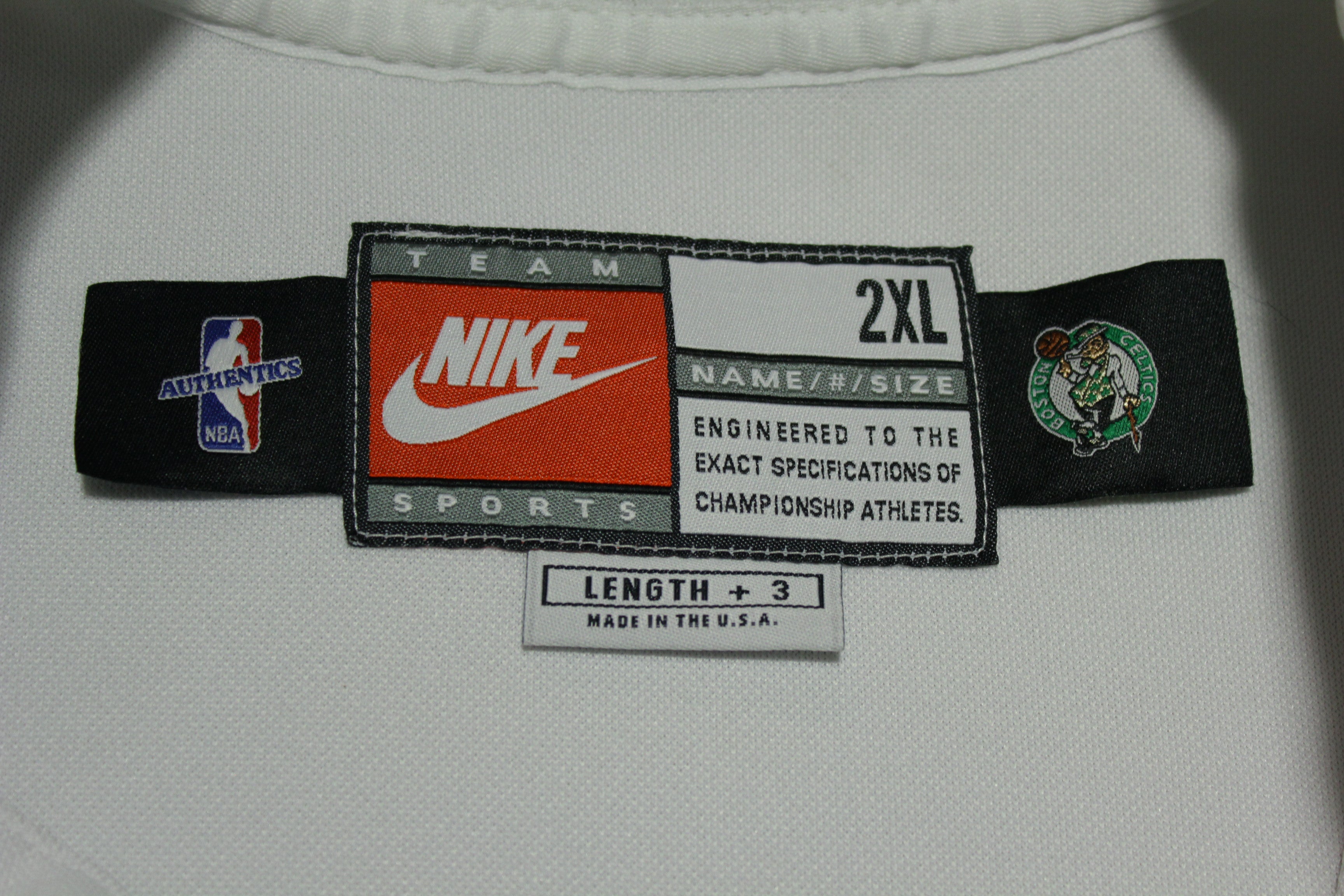 Boston Celtics Vintage 90s Nike Deadstock Team Game Issue USA Warm Up Shirt  Jacket