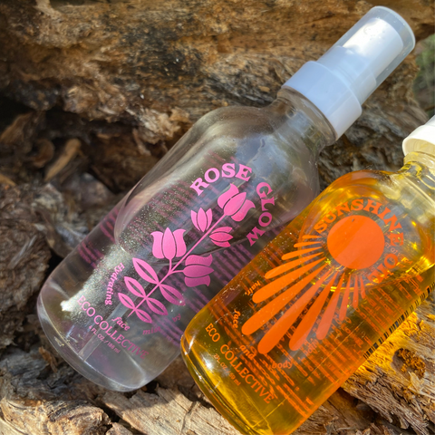 Sunshine oil and rose glow toner