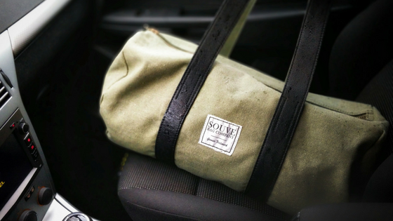Gym bag. Photo by Jens Mahnke from Pexels