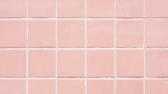 Pink Bathroom Wall Grout. Photo by Rawpixel on Pixabay.