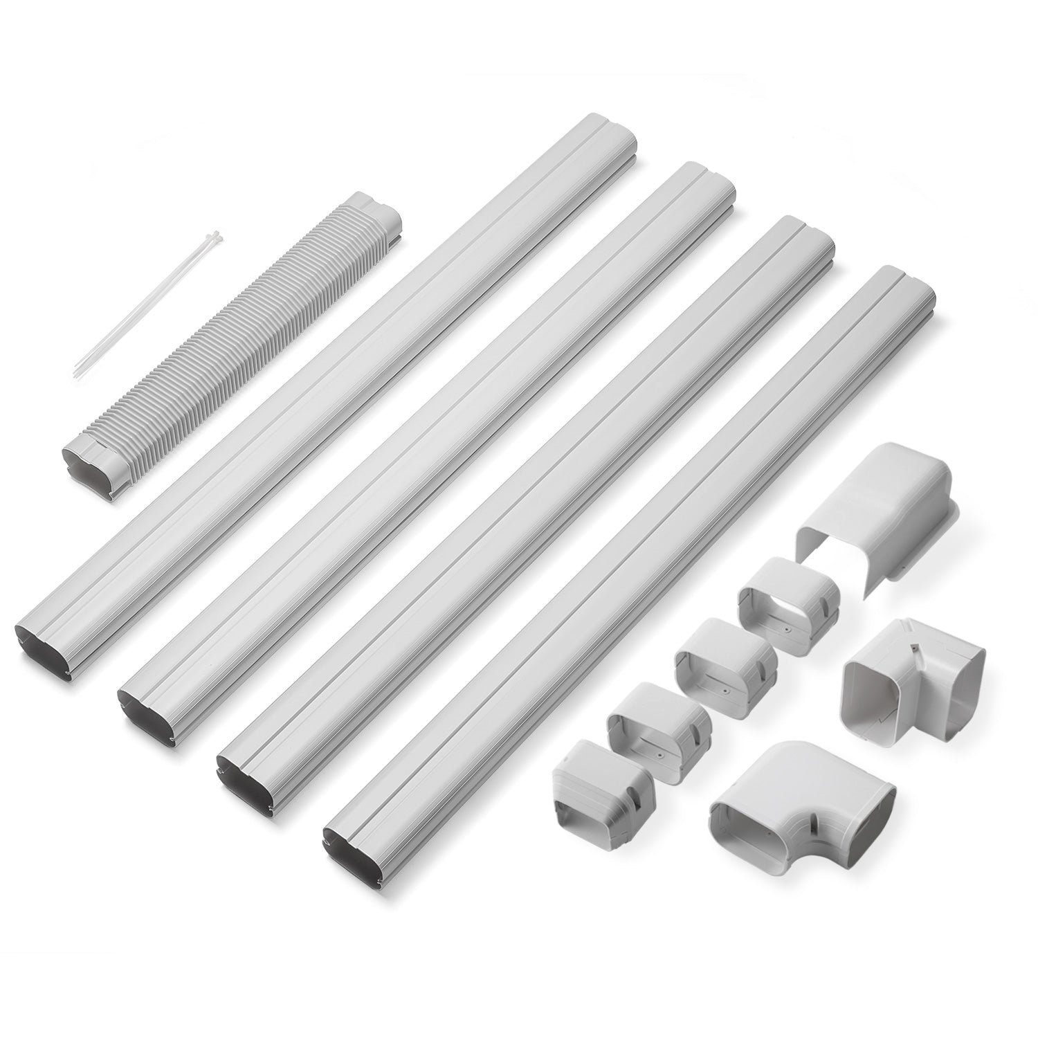 Decorative PVC Line Cover Kit for Mini-Split AC