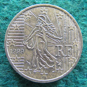 French 1999 50 Euro Cent Coin