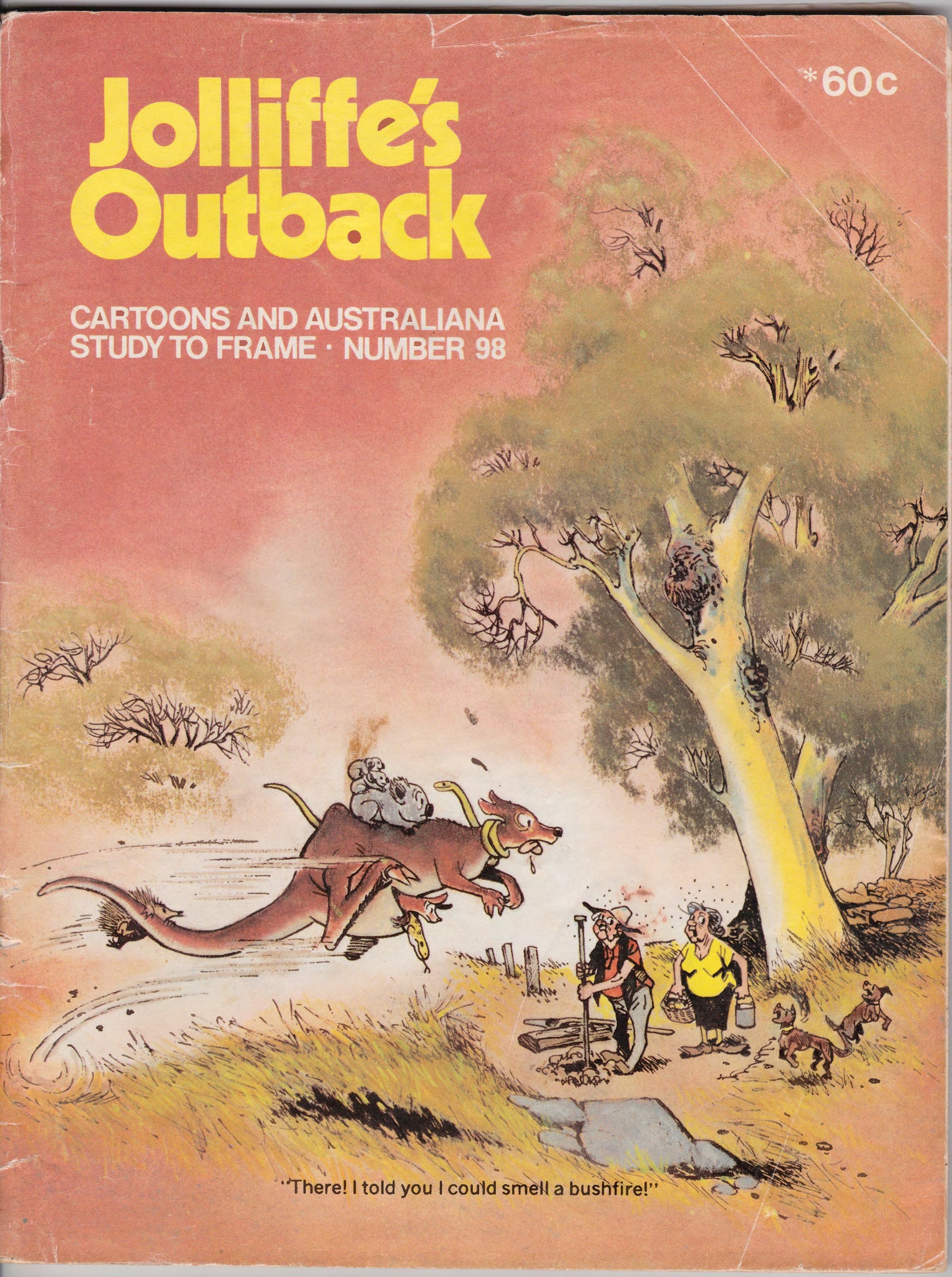 Jolliffe's Outback Cartoons And Australiana Study To Frame - Number 98