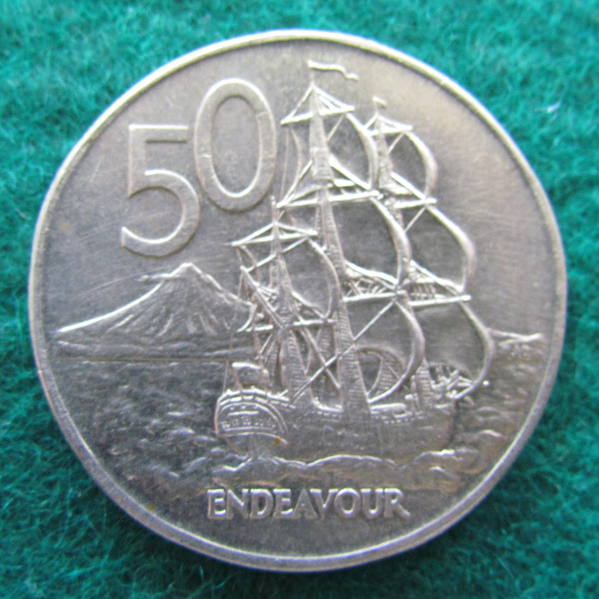 New Zealand 1972 50 Cent Queen Elizabeth Coin – Gumnut Antiques