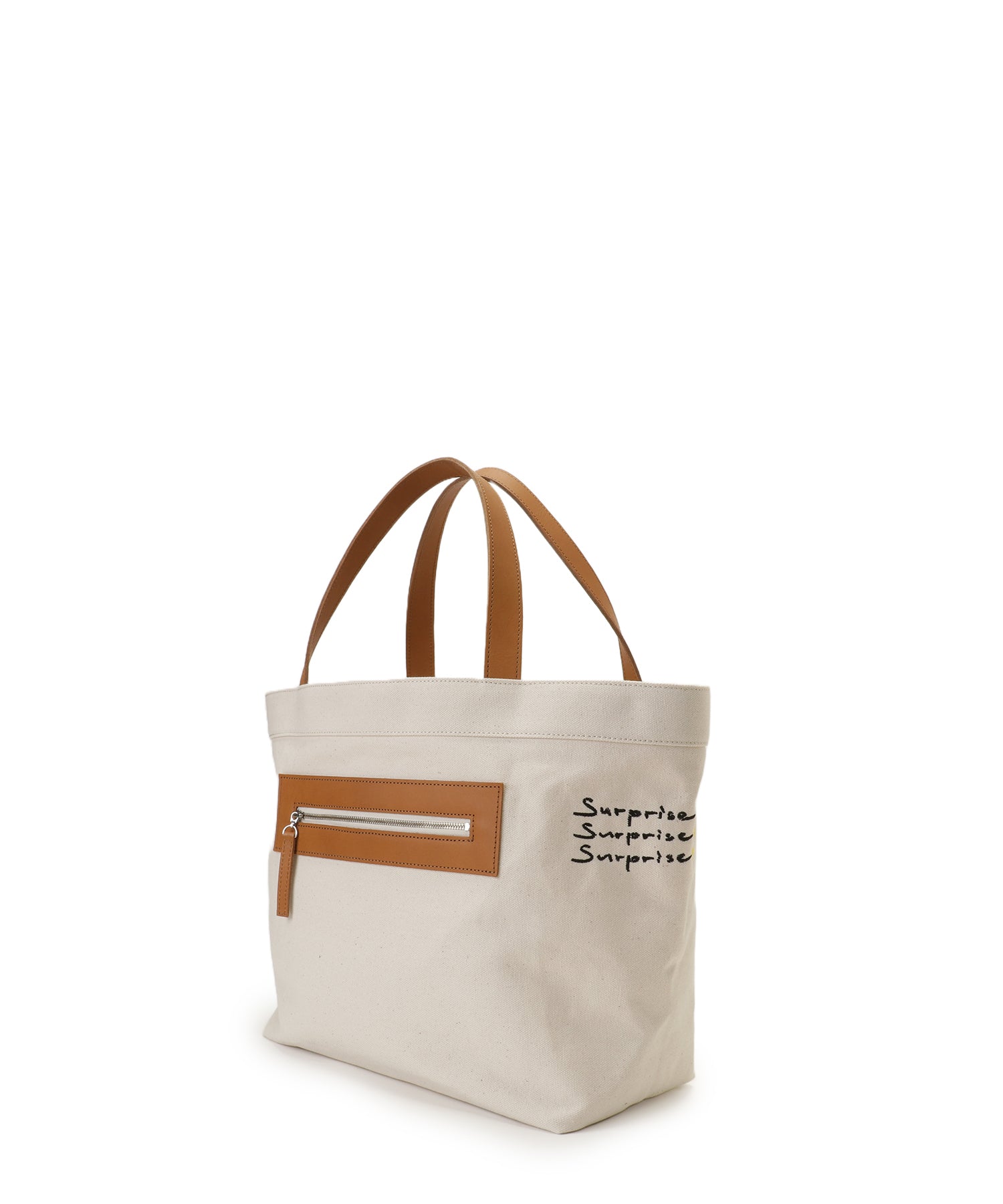 OEKAKI] Wide Canvas tote M (Camel)— LUDLOW STORE