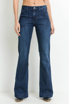 Just Black Tall Flare Jeans