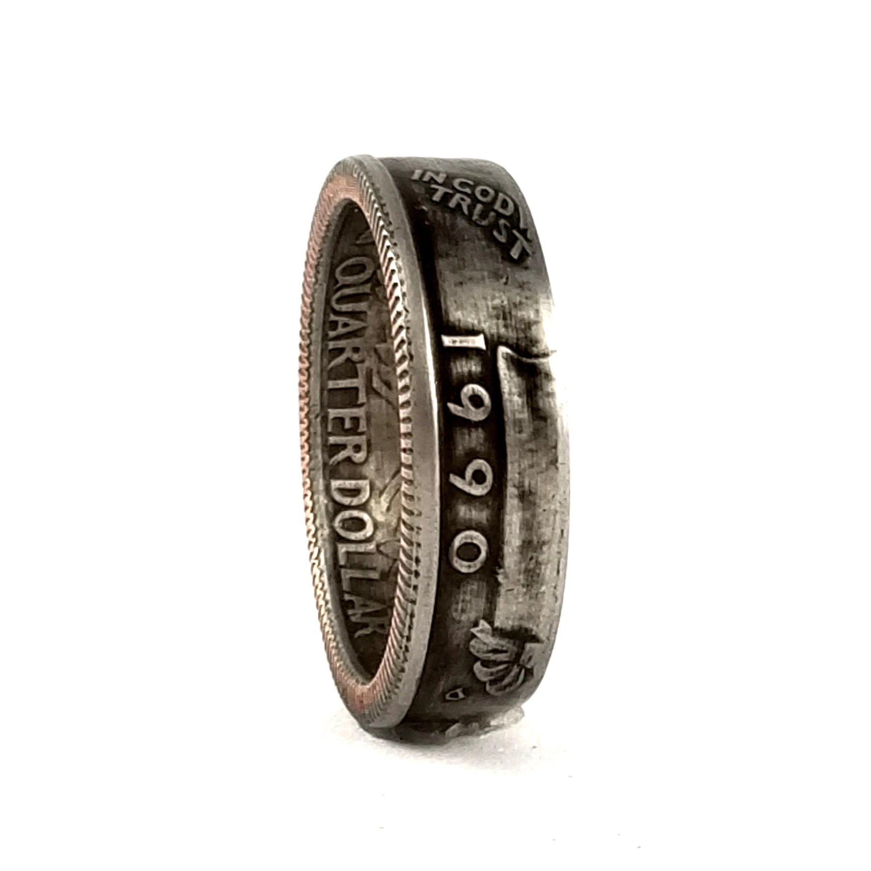 1990 Washington  Quarter Coin Ring