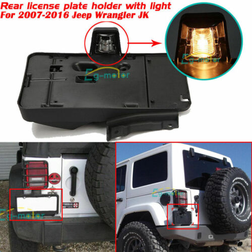 Mopar OEM Rear License Plate Mounting Bracket Holder for 2007-18 Jeep –  AFA-Motors