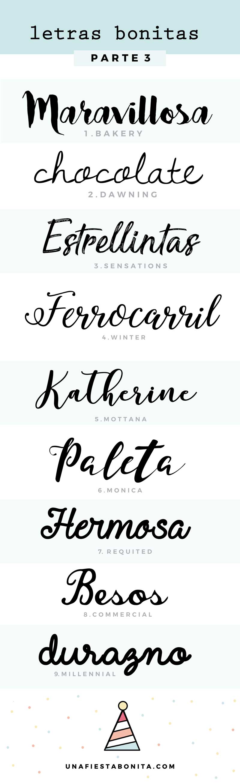 5 formas de decorar letras
