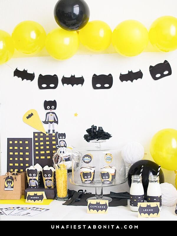 Kit imprimible Batman – Una Fiesta Bonita