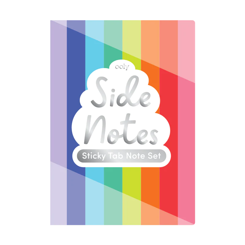 Rainbow Side Notes Sticky Tab Note Pad
