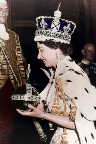 Queen Elizabeth II after her Coronation, London, June 1953