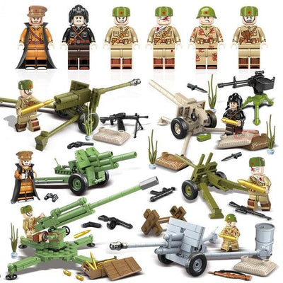 SWAT Soldiers Brick Toys - Soldiers with Weapons – The Brick Armory