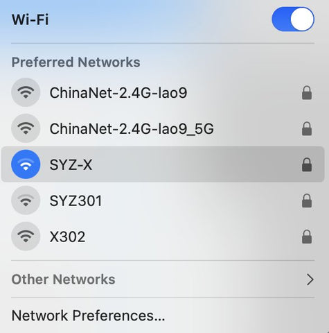 Ensure that your Mac and printer are connected to the same Wi-Fi network.