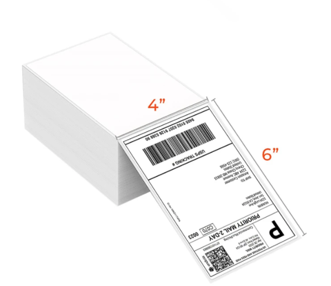 4x6 thermal labels