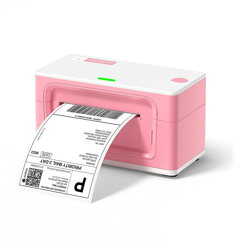 MUNBYN Pink P941 Thermal Label Printer