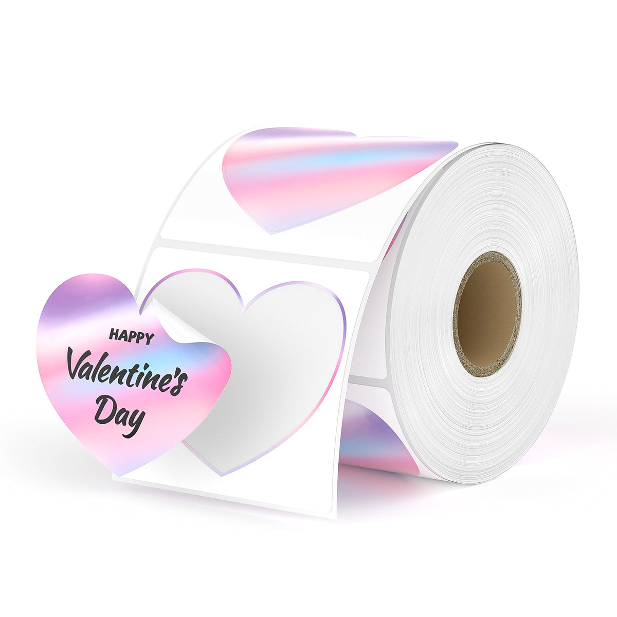 MUNBYN Gradient Heart Shaped Thermal Labels