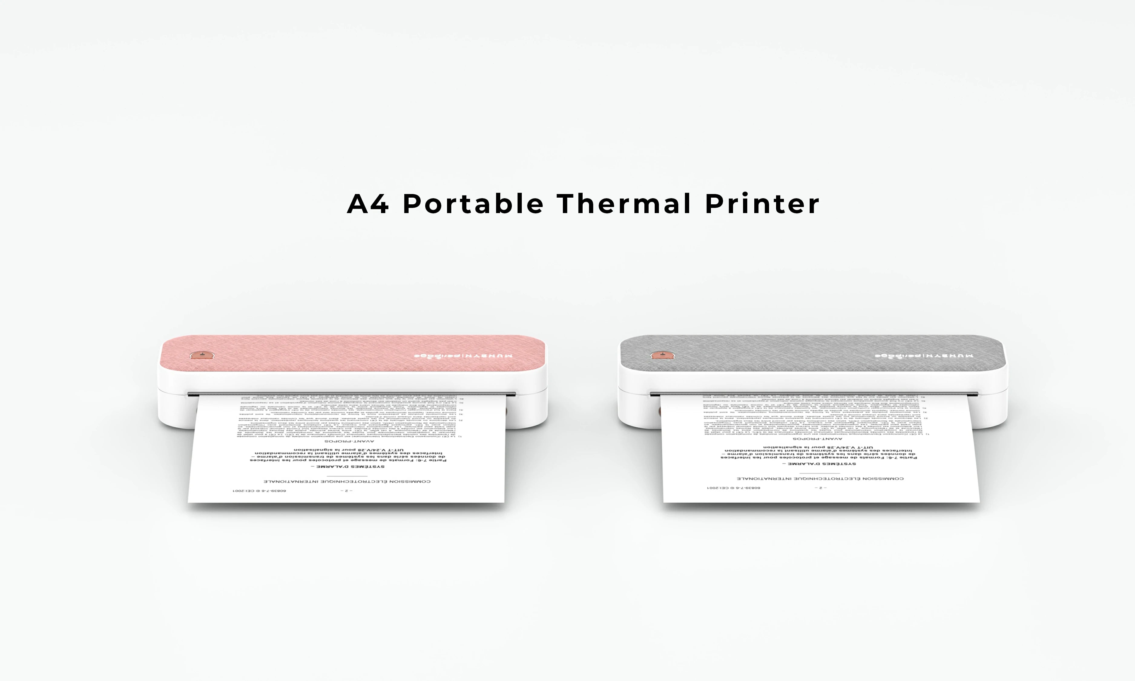 MUNBYN A4 thermal printer is portable and easy to use.