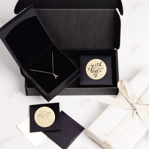 Use gold thermal labels to label small gifts.