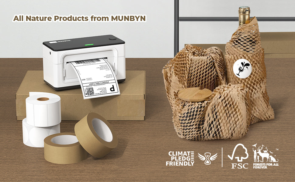 MUNBYN heavy-duty shipping tape is a versatile solution for a variety of tape-related problems.