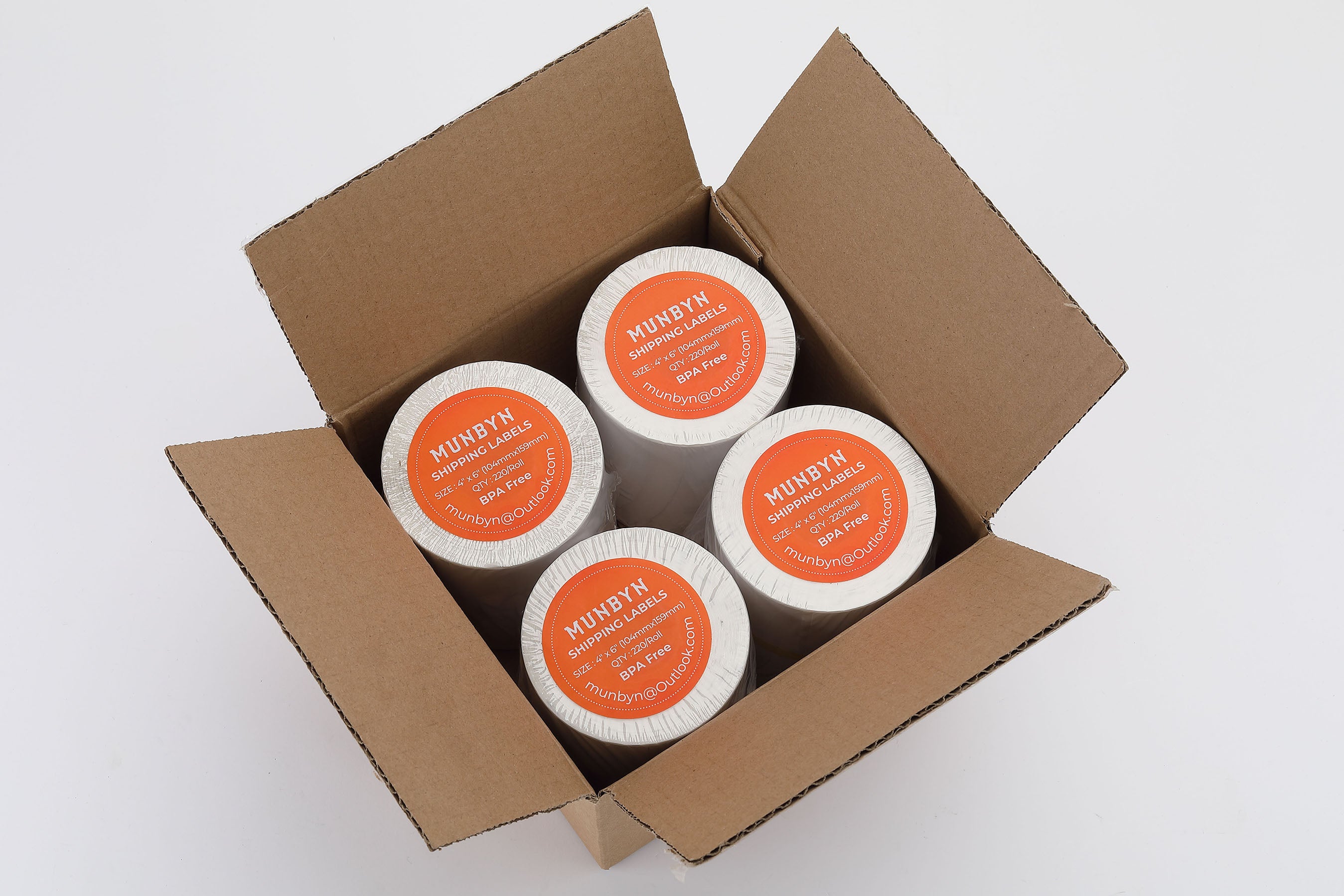 4"x6" Direct Thermal Shipping Label