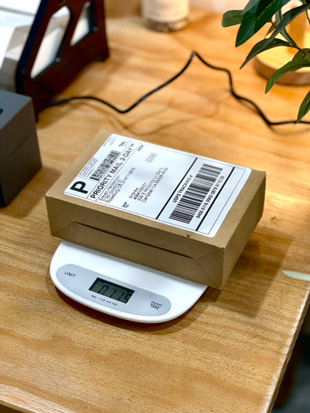 How to weight a package without a scale?