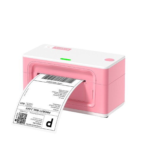 MUNBYN RealWriter 941 AirPrint Pink Thermal Label Printer