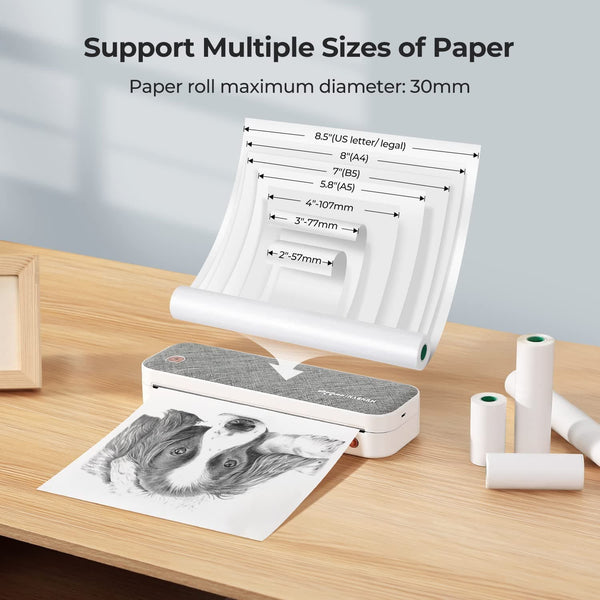 The MUNBYN A4 thermal printer can print temporary tattoos.