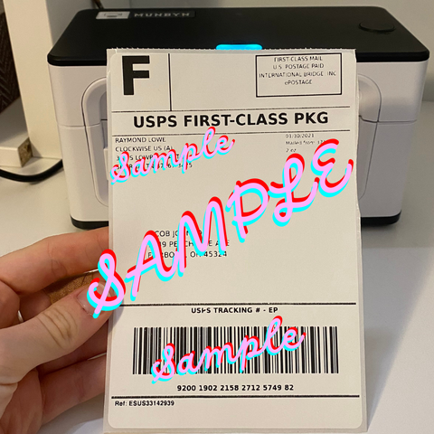 usps shipping label