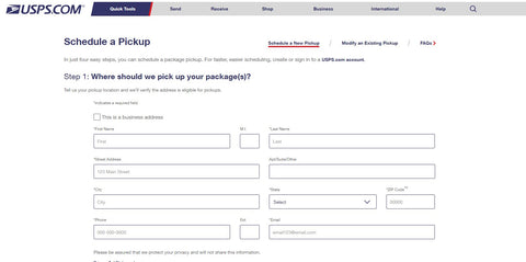 Verify Pickup Availability in Your Area