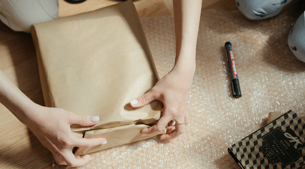 Wrapping items in kraft paper would be a good idea!