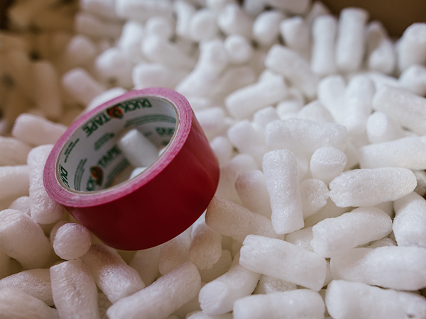 Biodegradable packaging peanuts are a sustainable option for green packaging.