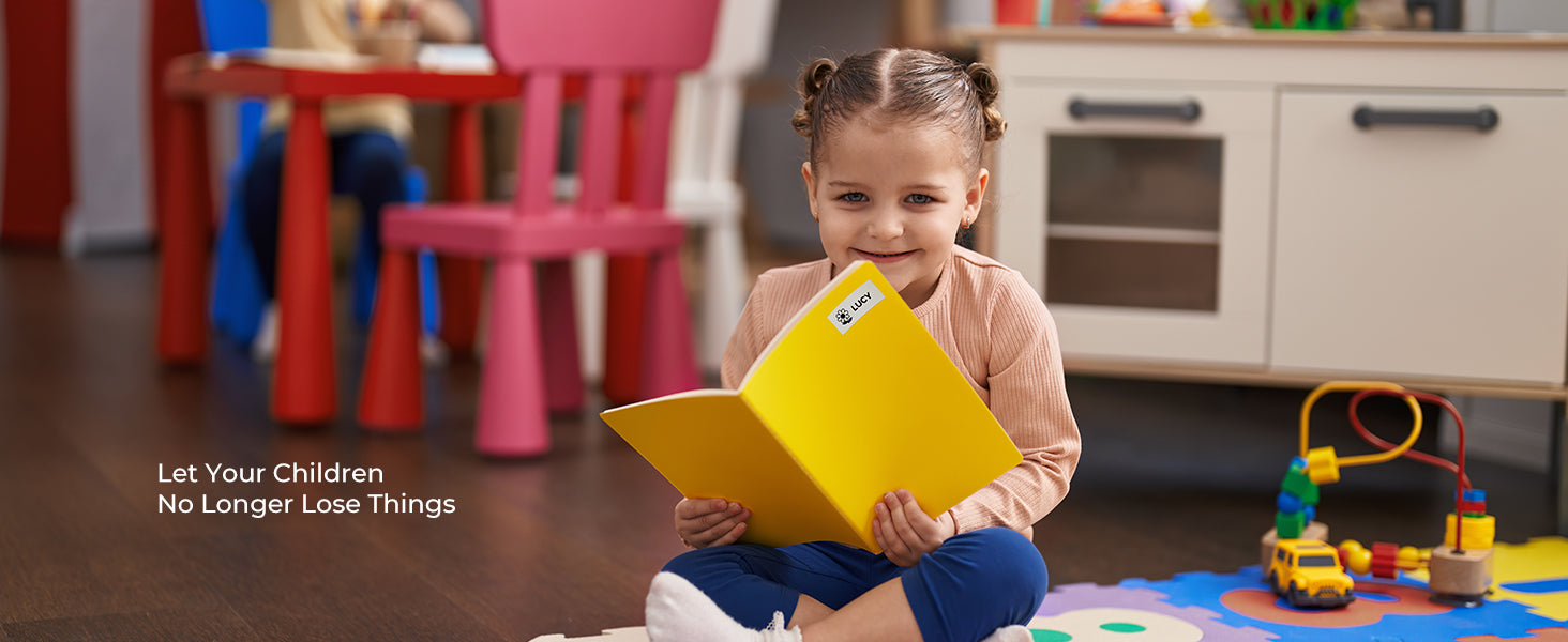 Munbyn portable label maker can label your kids' school supplies.