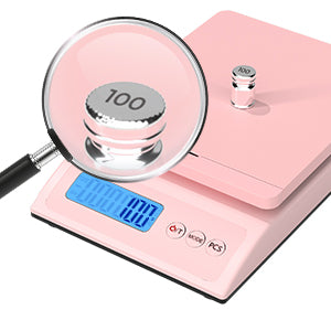 MUNBYN® Pink Digital Shipping Postal Scale IPS01