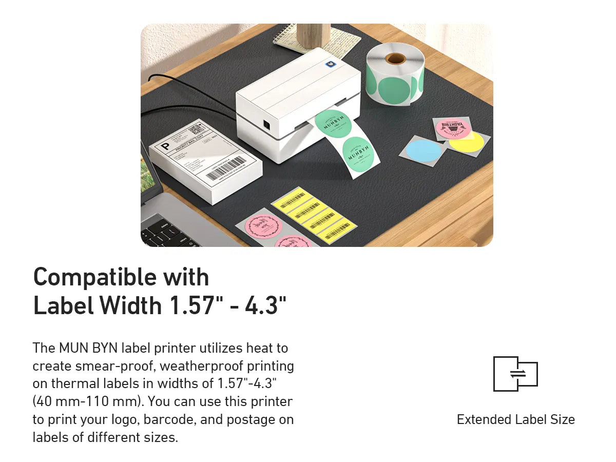 MUNBYN RealWriter 130 Thermal Label Printer