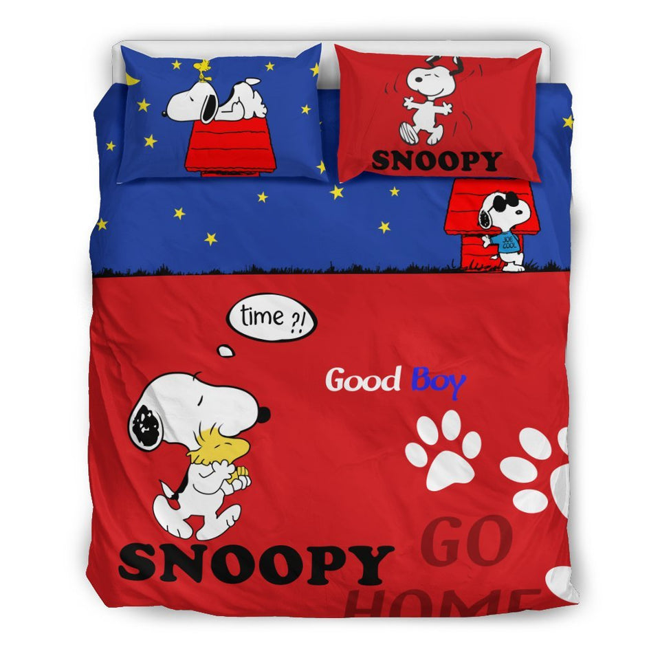 Snoopy Bedding Set 5 Duvet Cover And Pillowcase Set 99shirt