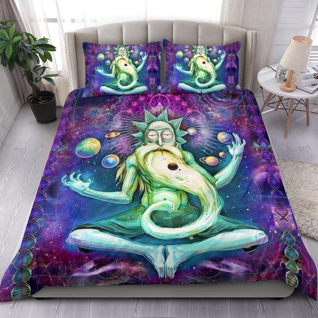 Cosmic Rick Bedding Set Duvet Cover And Pillowcase Set 99shirt