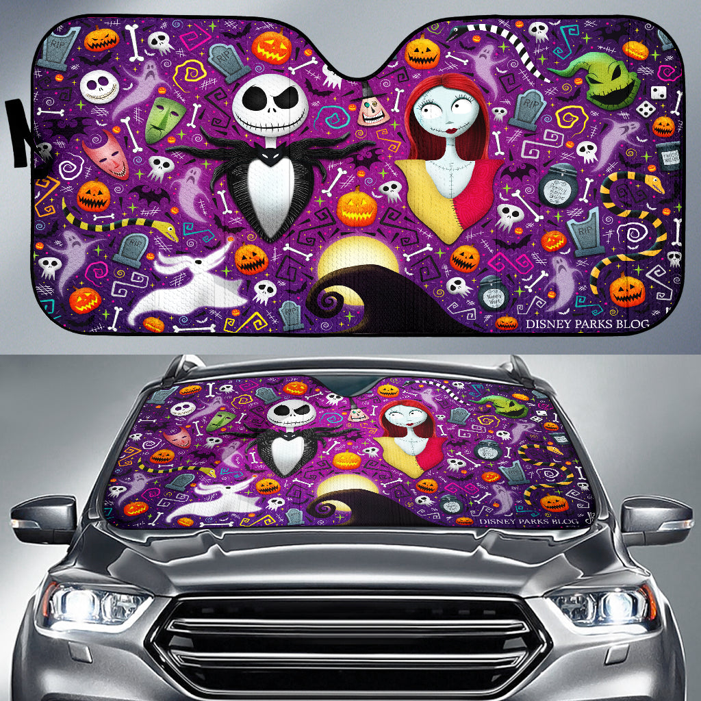 Nightmare Before Christmas Auto Sun Shades amazing best gift ideas 202 ...