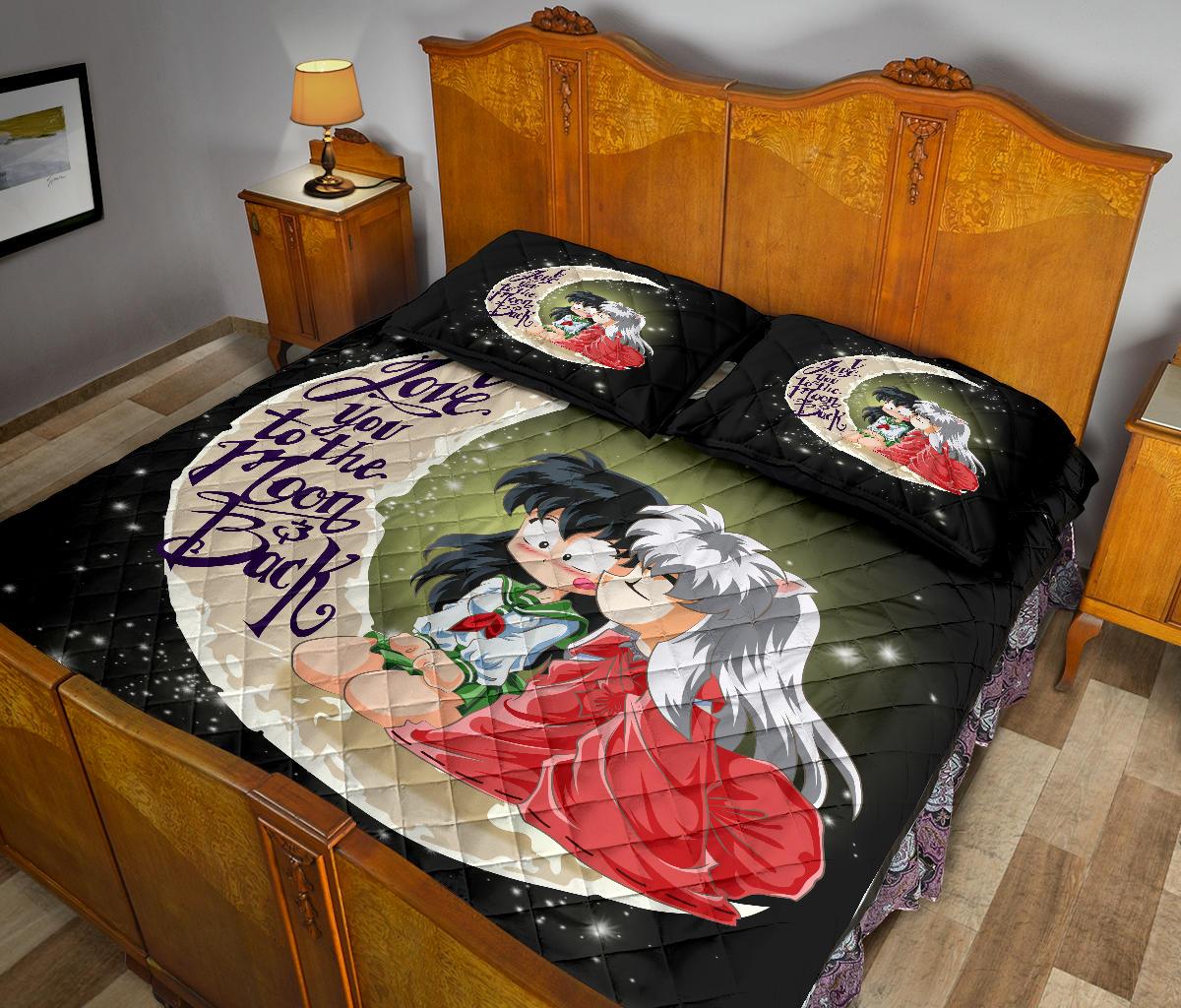 Inuyasha To The Moon Quilt Bed Sets 6527