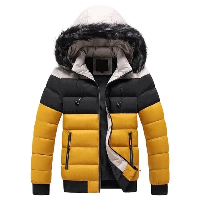 ARMANI Design Men's Sports Fashion Premium Quality Thick Parka Hooded Winter Jacket - Divine Inspiration Styles