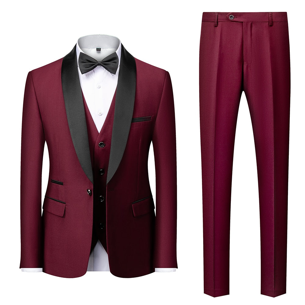 BRADLEY SUITS Men's Fashion Formal 2PCS & 3PCS Tuxedo (Jacket + Pants # ...