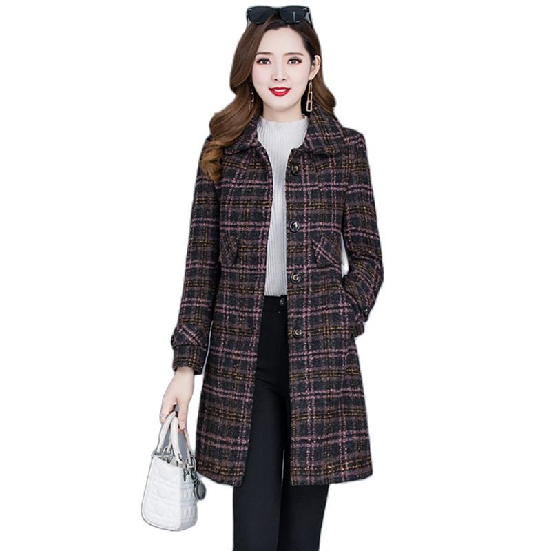 JARAH Design Women's Fine Fashion Elegant Luxury Style Wool Coat Jacket