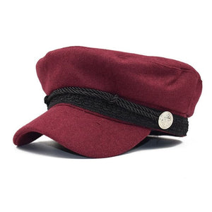 CARMELLA Men's & Women's Trendy Fashion Cadet Stylish Military Hat ...