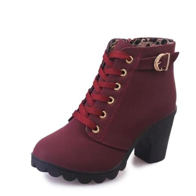 womens lace ankle boots
