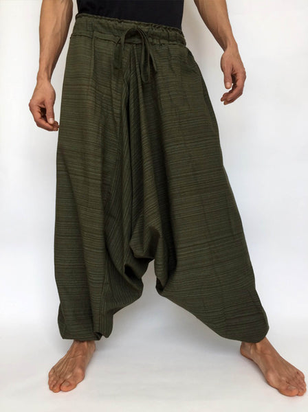 Green Line Pattern Samurai Pants – Bindi Designs